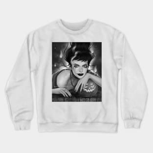 Bad witch b&w Crewneck Sweatshirt